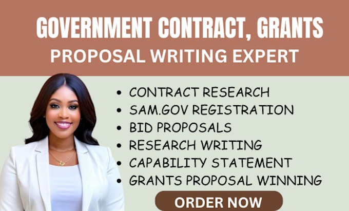 Bestseller - write a professional grant proposal, government contract, rfp rfq rfi and bid