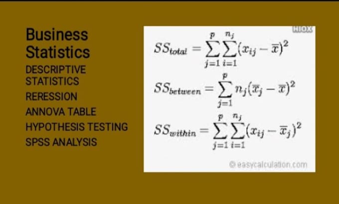 Bestseller - do business statistics, regression and spss data analysis