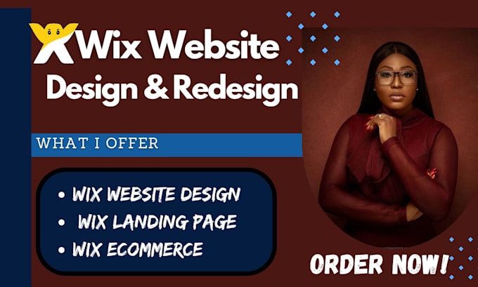 Gig Preview - Build wix ecommerce website, wix website design or wix redesign as wix expert