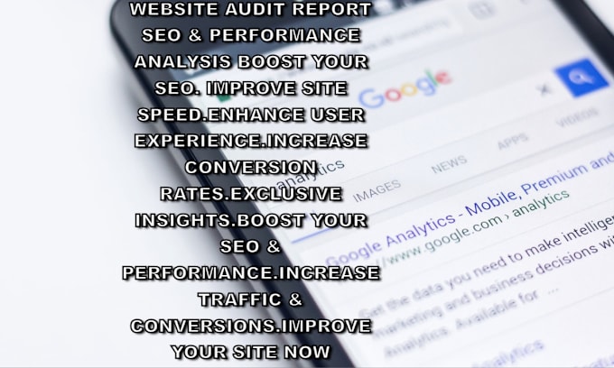 Gig Preview - Test your website and make a SEO audit report with action plans