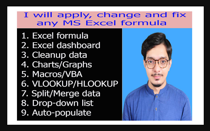 Bestseller - do any ms excel work according to your demand