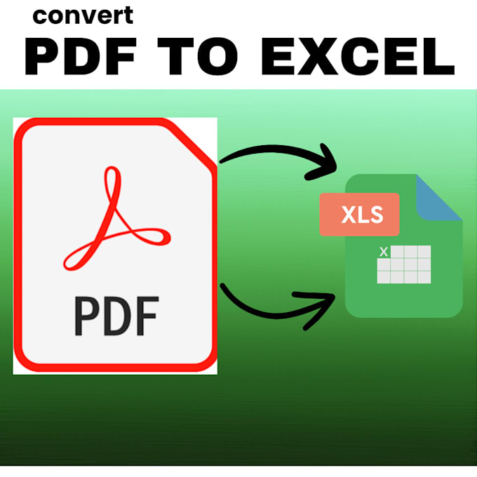 Gig Preview - Convert any image or PDF file to excel file