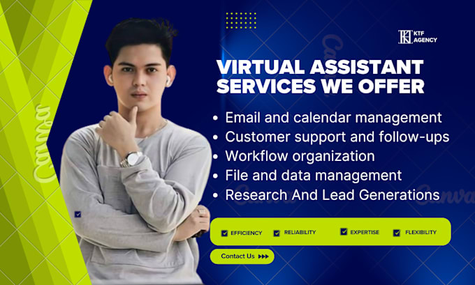 Gig Preview - Be your virtual assistant from philippines