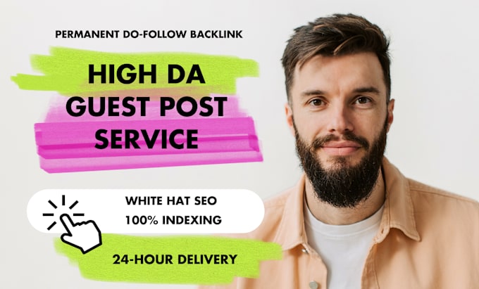 Gig Preview - Do guest post, high da dofollow guest posting service