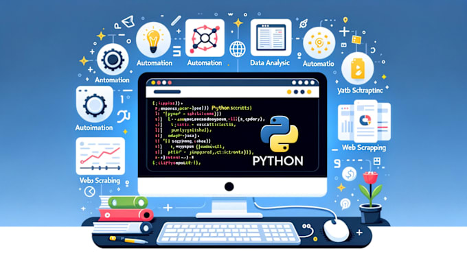 Gig Preview - Create custom python scripts for automation, data analysis, or web scraping