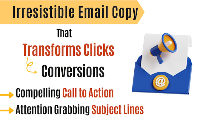 Gig Preview - Do persuasive email copywriting for your sales campaign