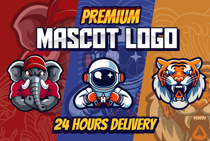 Gig Preview - Create a professional cartoon mascot logo in 24 hours