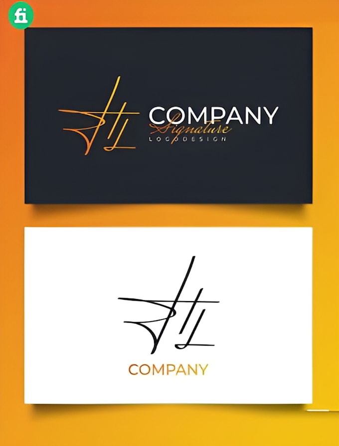 Gig Preview - Do custom luxury signature and scripted typography style logo design