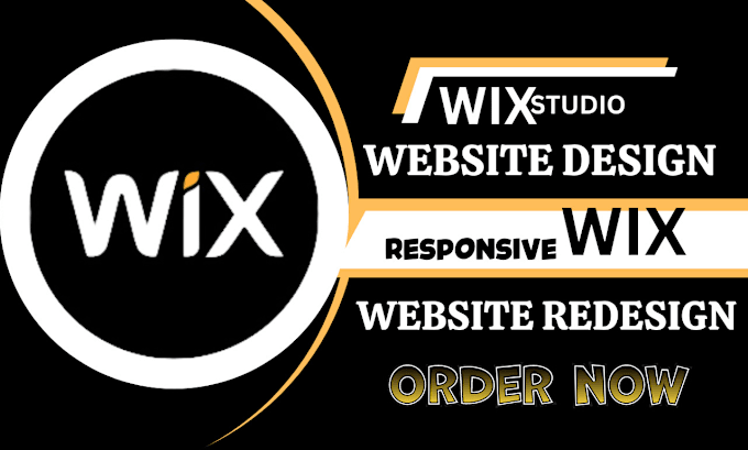 Gig Preview - Do responsive wix website design wix studio website redesign wix studio website