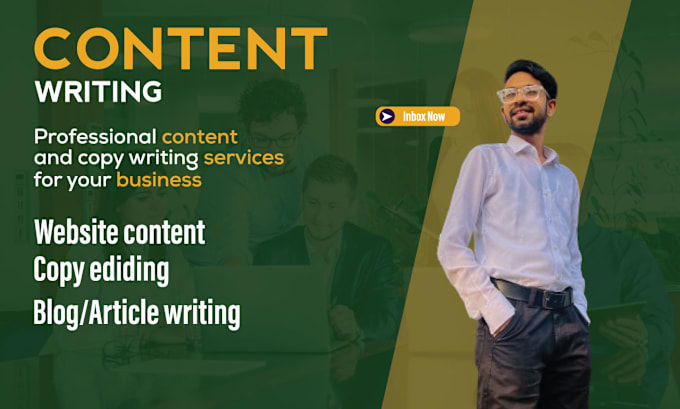 Gig Preview - Do SEO article writing, website content or blog writing