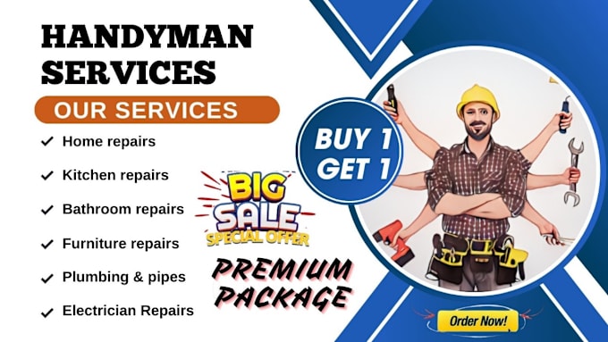 Gig Preview - Do handyman services promotional video