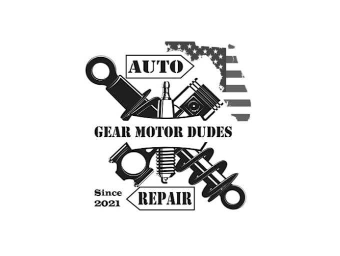 Gig Preview - Design workshop auto repair race car logo in 24h