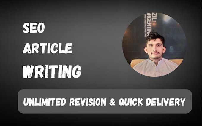 Gig Preview - Write SEO optimized articles manually within 24 hours