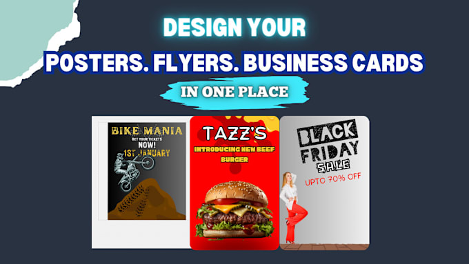 Gig Preview - Design flyers and posters for your business