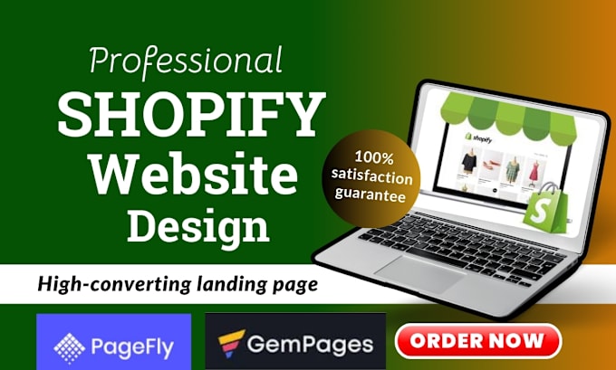 Gig Preview - Make professional shopify store design, shopify website redesign in any language