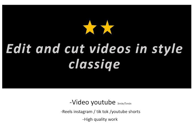 Bestseller - cut and edit your vid of youtube and shorts reels, tiktok