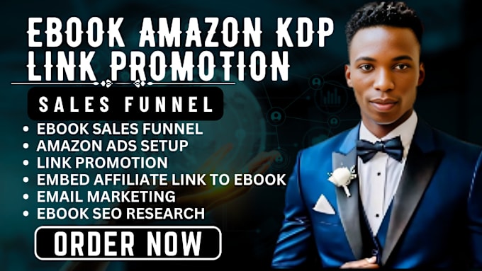 Gig Preview - Do ebook publishing SEO facebook amazon kdp ads sales funnel for book promotion