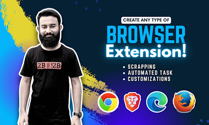 Gig Preview - Create, modify and fix custom chrome browser extensions or plugins as your need