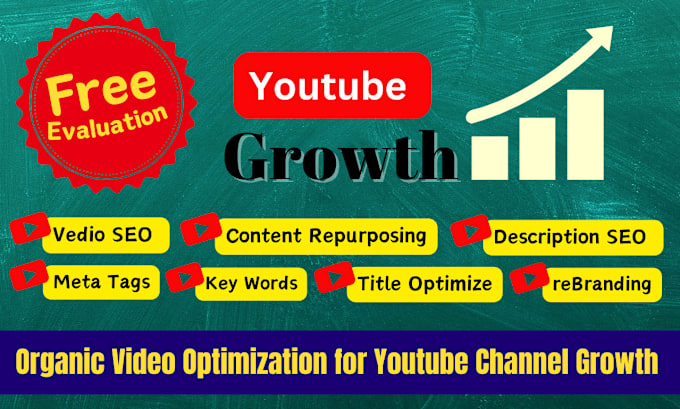 Gig Preview - Do youtube channel growth management and video SEO optimization