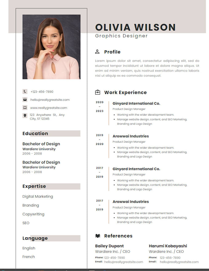 Bestseller - be your professional CV maker, resume writer for college, university and job