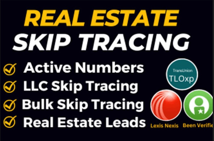 Gig Preview - Do real estate bulk skip tracing