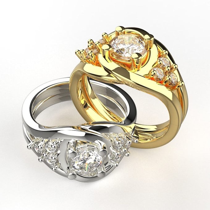 Gig Preview - Make realistic 3d jewelry animation , 3d jewelry modeling, cgi fragrance jewelry