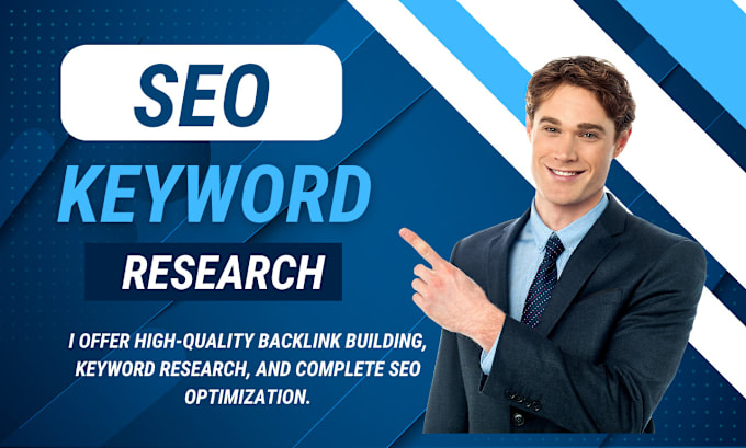 Gig Preview - Offer high quality backlink building, keyword research, SEO optimize