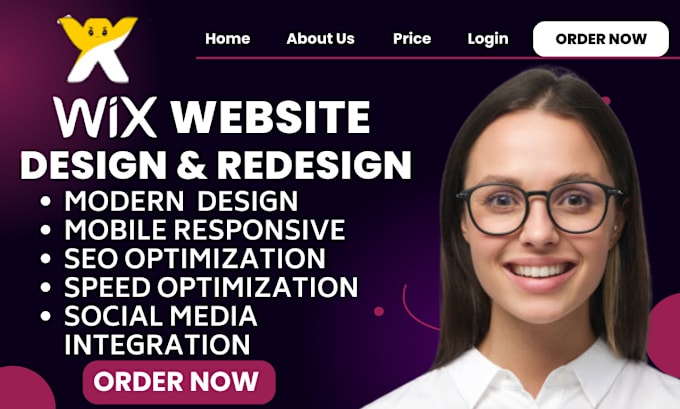 Gig Preview - Redesign wix website wix website design wix website redesign wix booking wix SEO