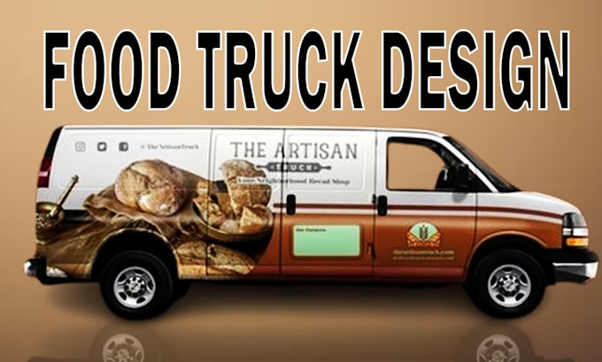 Gig Preview - Design amazing food truck wrap, car wrap, van wrap design