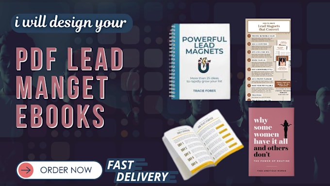 Gig Preview - Design a professional lead magnet ebook, pdf design, workbook