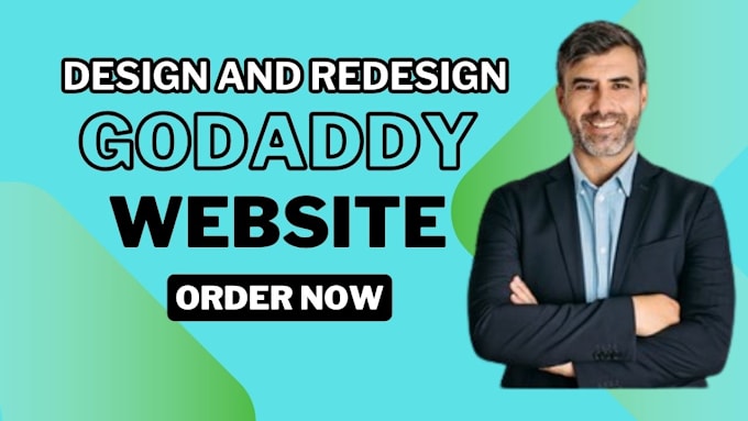 Gig Preview - Godaddy website design godaddy website redesign godaddy website redesign godaddy