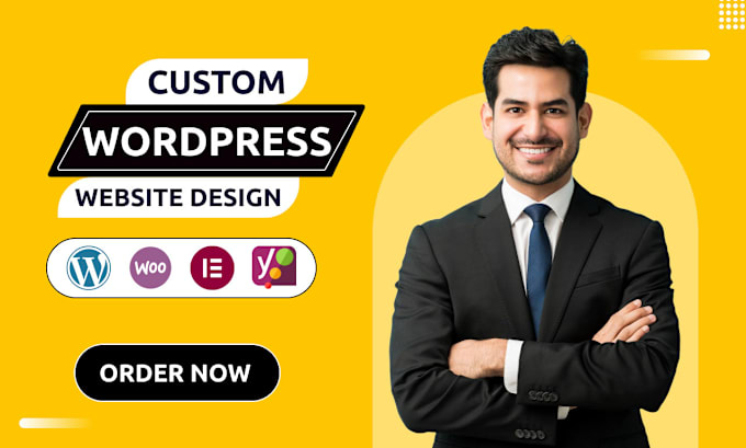 Gig Preview - Build seo friendly custom wordpress website design and develop