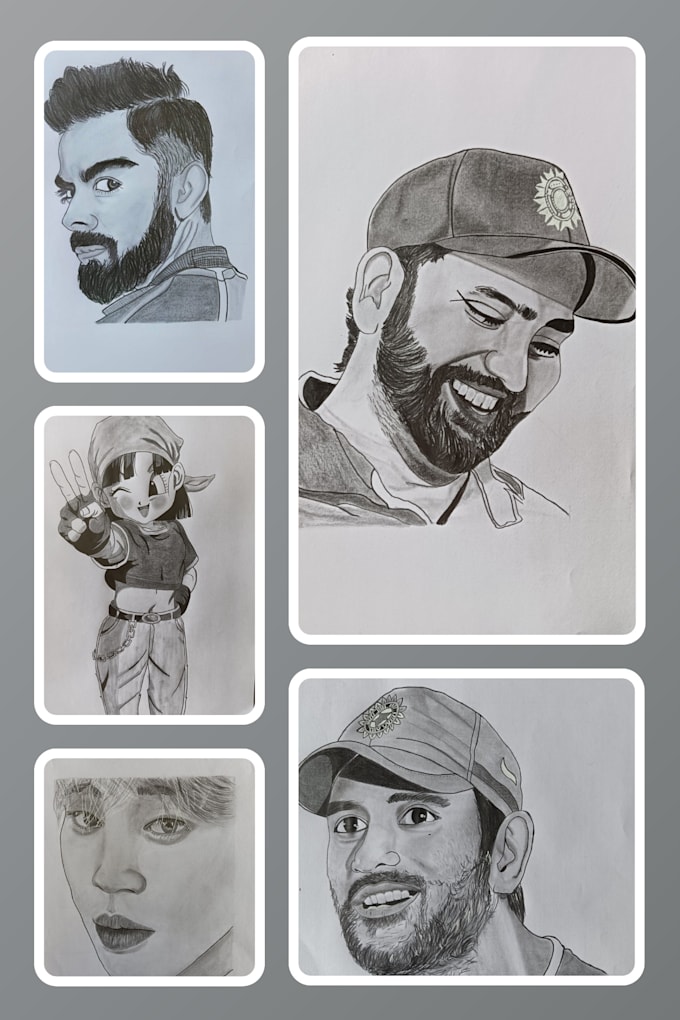 Gig Preview - Create stunning custom pencil portrait sketches of your loved ones