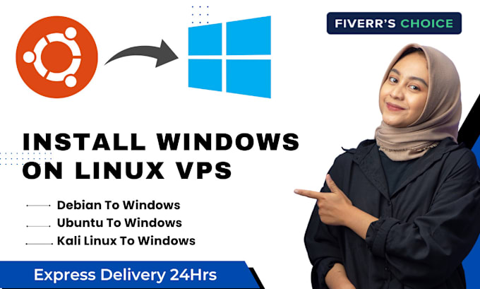 Bestseller - install windows on linux vps or dedicated server