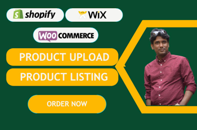 Gig Preview - Add or upload products to your woocommerce or shopify store