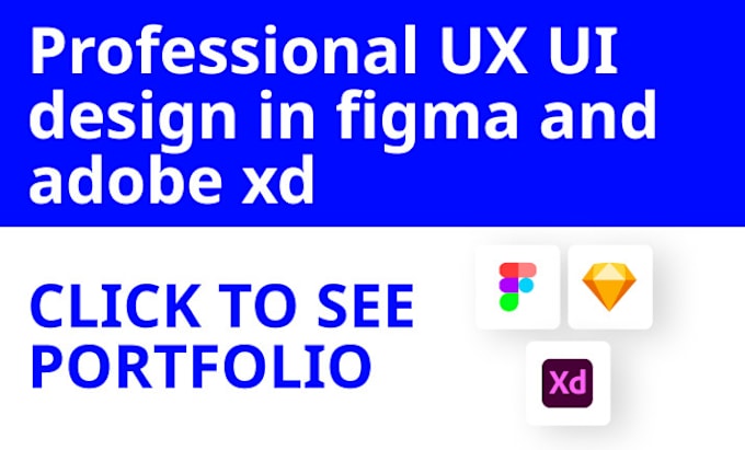 Gig Preview - Professional UX UI design in figma and adobe xd