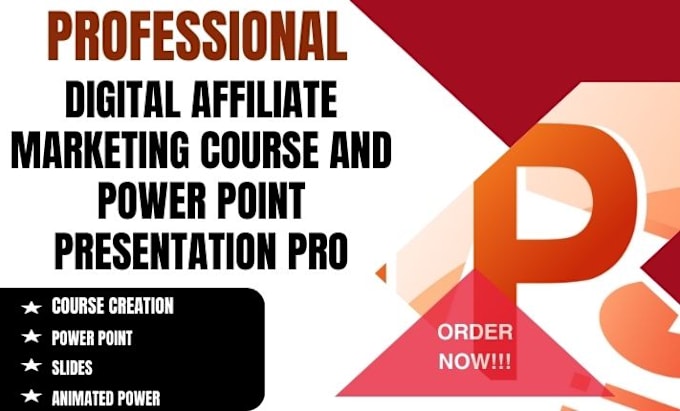 Gig Preview - Do pitch deck redesign powerpoint digital affiliate marketing courses creation