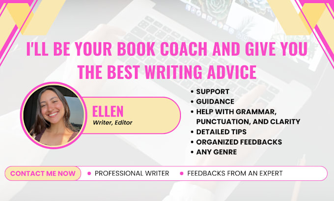 Gig Preview - Be your professional book coach