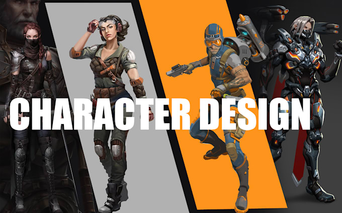 Gig Preview - Design your realistic character concept art or fantasy creature concept art dnd