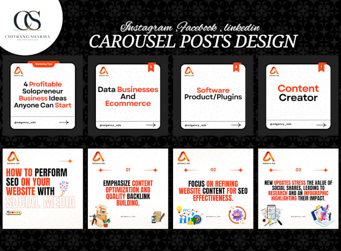 Gig Preview - Design social media creative carousel for your instagram