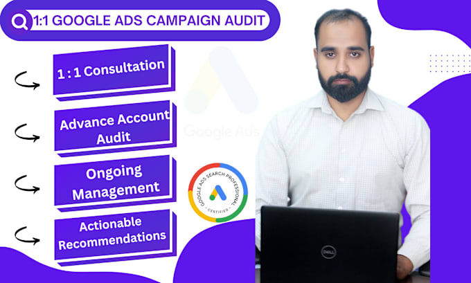 Gig Preview - Analyze your google ads adwords campaign