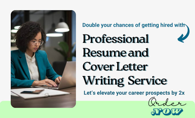 Gig Preview - Provide a professional resume, and cover letter to get you hired