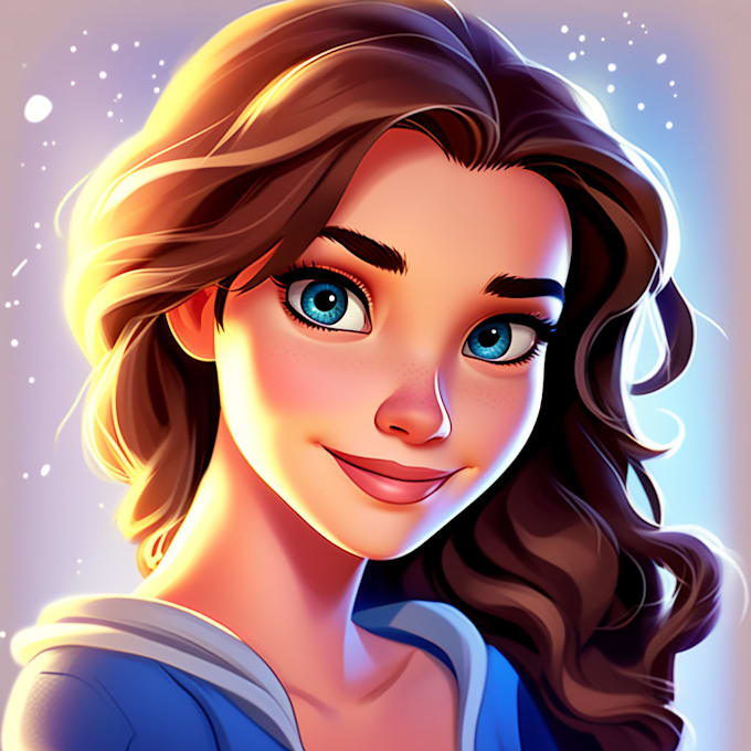 Bestseller - draw you a beautiful portrait disney cartoon style