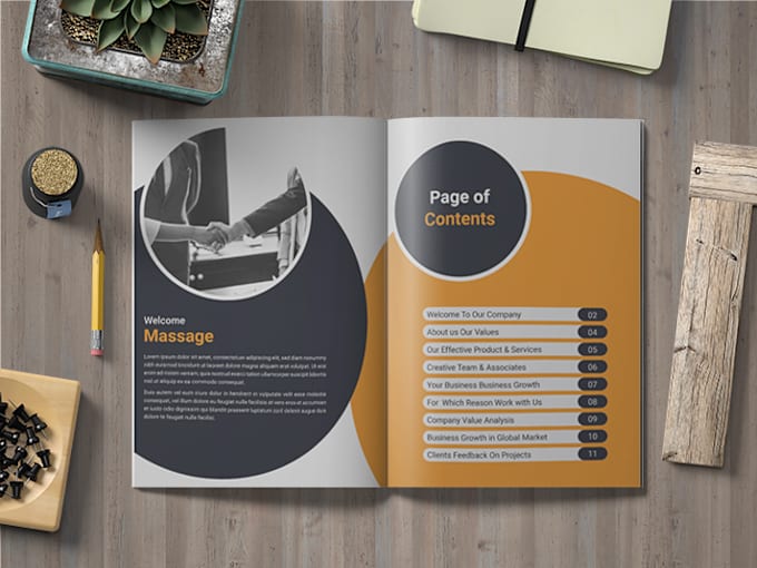 Gig Preview - Design professional booklet, catalouge