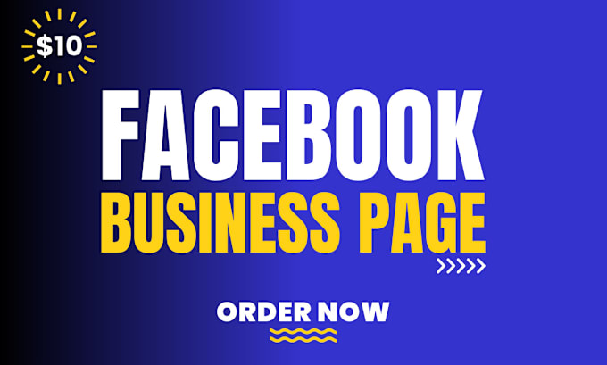 Gig Preview - Design facebook business page in stunning way