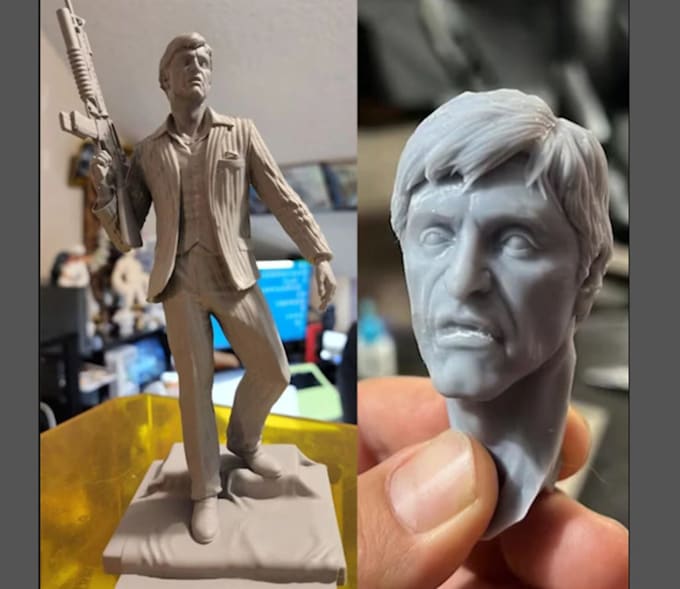 Gig Preview - Sculpt 3d figure, action figure, figurine, toy figure, stl file for 3d printing