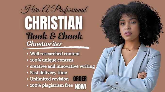 Gig Preview - Be your christian ebook writer, devotional, sermon, ebook ghostwriter