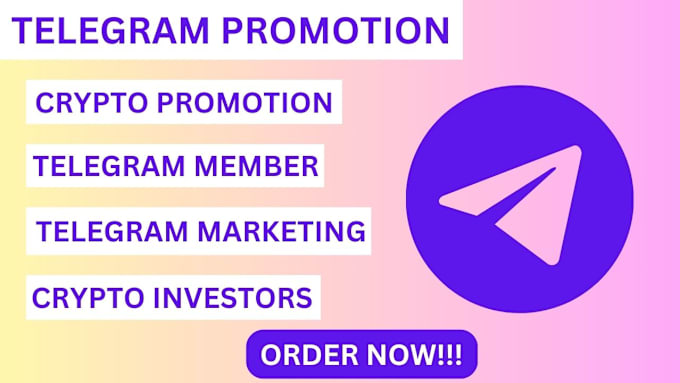 Gig Preview - Do crypto telegram promotion, token promotion, crypto marketing