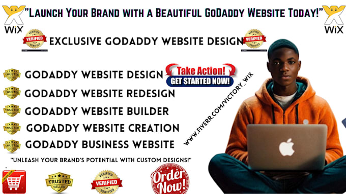 Gig Preview - Revamp godaddy website redesign godaddy website design business godaddy website