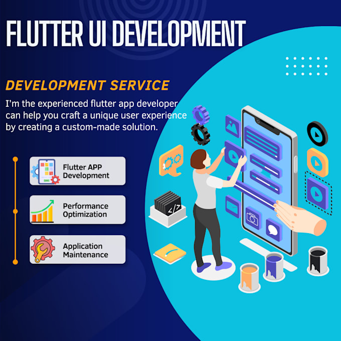 Gig Preview - Be expert flutter developer for app development, figma to flutter